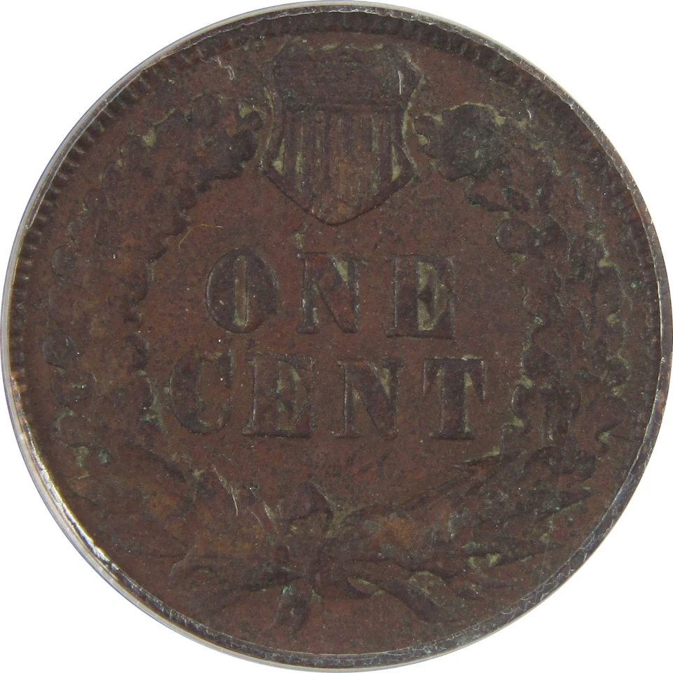 1875 Indian Head Cent VF 25 Details ANACS Penny 1c Coin SKU:I22277 - Image 4 of 4