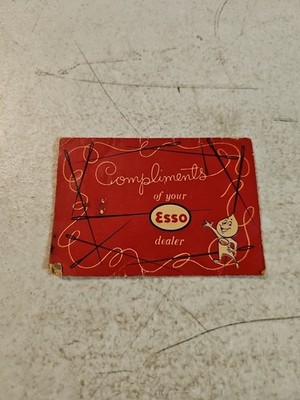 Esso Gasoline Dealer Vintage  Complimentary Needle Booklet Advertising 