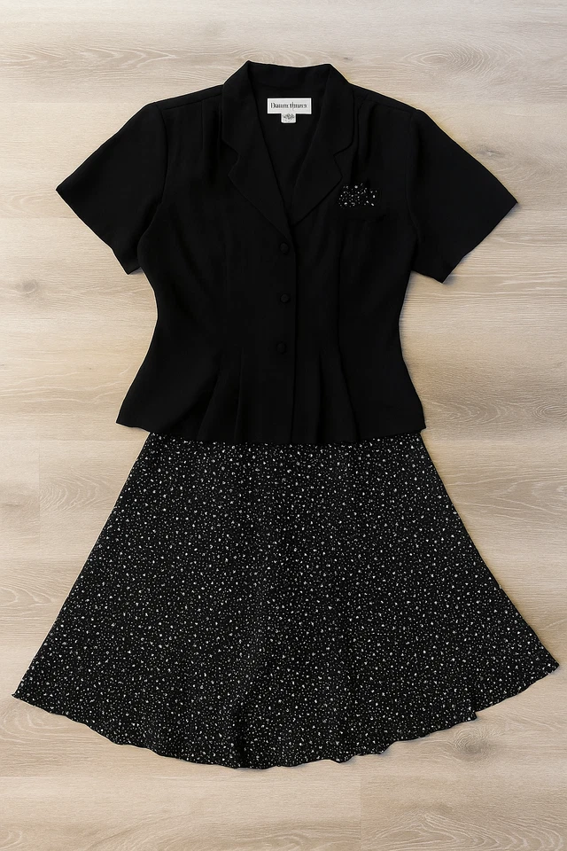 Conjunto de chaqueta y falda Danny & Nicole para mujer de 2 piezas talla 16 Foto 2 de 4