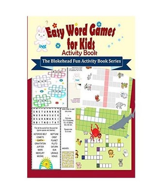Easy Word Games for Kids Activity Book: 