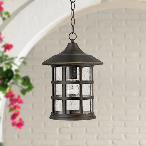 Hinkley Freeport 14" High Bronze Outdoor Hanging Light - Picture 1 of 10