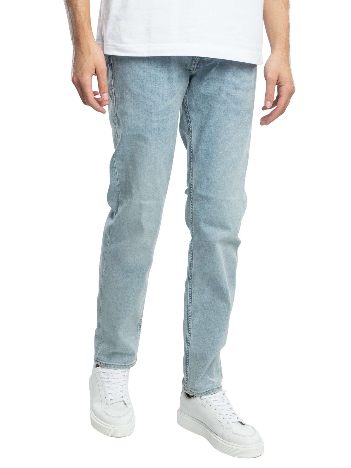 Jack & Jones Men's Blue Glenn Original Jeans In Denim, Size 34/32 - Image 2