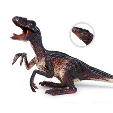 Simulated Dinosaur Figurine Realistic Velociraptor Dinosaur Model for Collection