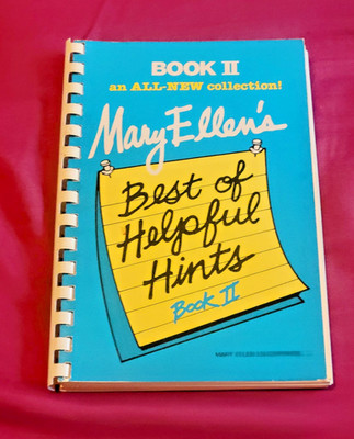 Mary Ellens Best of Helpful Hints Book II 2 Vintage Paperback Household Tips