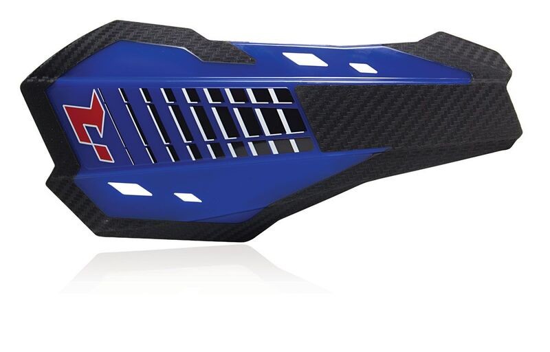 Protège-main RACETECH HP2 bleu finition premium pour YZF