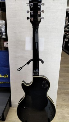 Burny] RLC-55 PL B Les Paul custom type Electric Guitar Used From