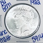 1922 BU UNCIRCULATED SILVER PEACE DOLLAR AUTHENTIC U.S. MINT FREE SHIPPING 5914