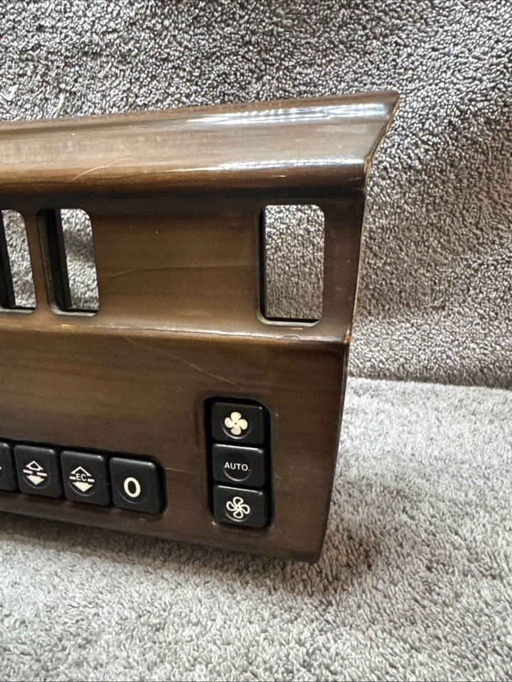 INTERRUPTOR CALENTADOR CONTROL CLIMA MERCEDES BENZ W124 500E E320 E420 AC CON BISEL MADERA Foto 4 de 4