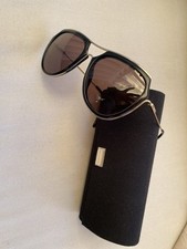 Sonnenbrille Pilot Schwarz Gold Damen Emilio Pucci Designer Brille