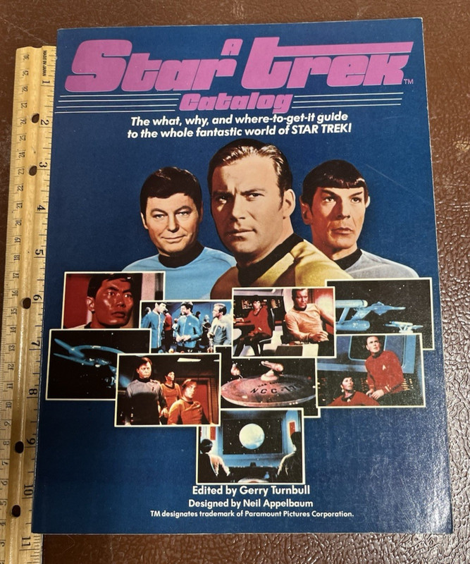 1979 Vintage A Star Trek Catalog Book  1st Edition UNREAD