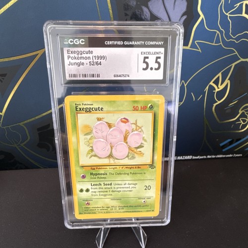Pokémon Exeggcute Jungle 52/64 CGC 5.5 Graded 1999 Trading Card