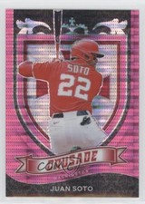 2021 Panini Chronicles Crusade Pink Pulsar Prizm Juan Soto #18 fm0