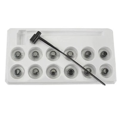 7 Star Needle Plum Blossom Dermal Hammer Set 13pcs Replaceable Heads Kit Therapy