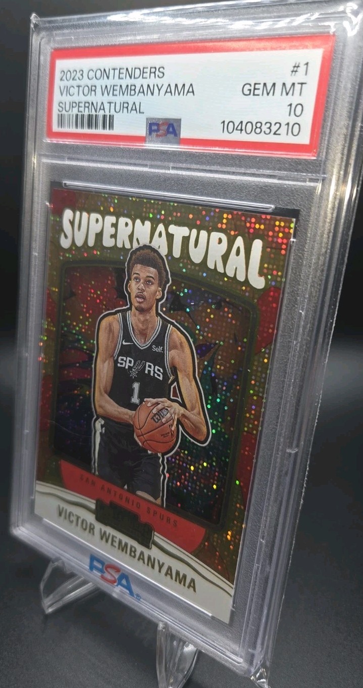 PSA 10 Victor Wembanyama 2023-24 Contenders SUPERNATURAL Spurs RC 👽🏆