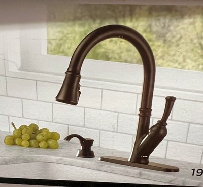 Delta Savile Venetian Bronze Single Handle Deck-mount Pull-down Kitchen Faucet