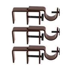 Outside Mounted Blinds Curtain Rod Bracket Attachment No Drill No Tool Requir...