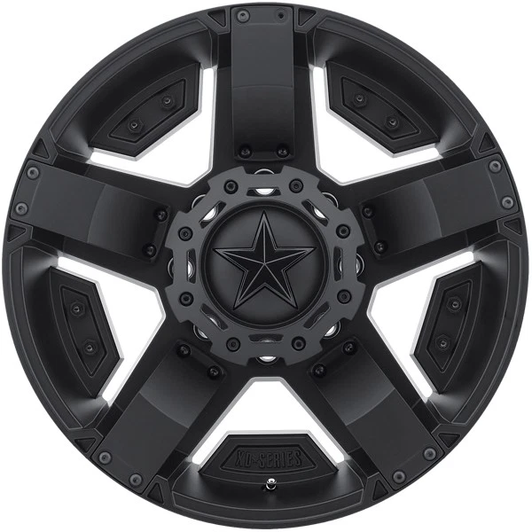 XD Series XD811 Rockstar 2 17x9 5x5"/5x135 -12mm Matte Black Wheel Rim 17" Inch Foto 2 de 4