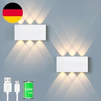 Akku Wandlampe, Mit Touch Control Schalter Led Magnetisch Akku Wandleuchte 5000M