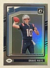 2024 Donruss Optic Rated Rookie Drake Maye #229 Holo Prizm RC PATRIOTS MVP SB LV