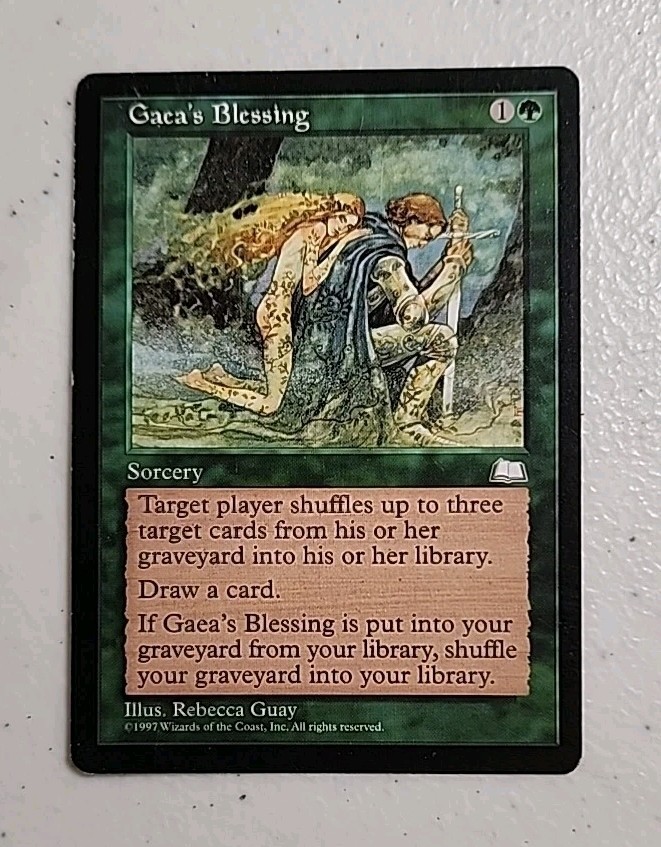 Gaea's Blessing Weatherlight Regular MTG