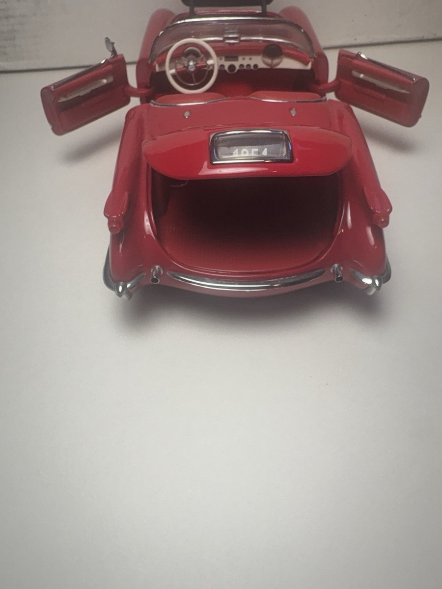 ty.cmr♡ Franklin Mint 1954 CORVETTE RED B11WN71 1/24 Scale Model Car
