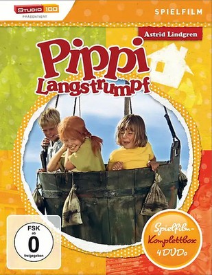 Astrid Lindgren: Pippi Langstrumpf - Spielfilm-Komplettbox [4 DVDs]