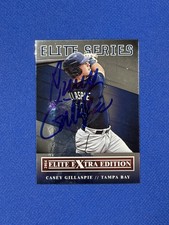 Casey Gillaspie Rays 2014 Panini Elite Series Signed #10 auto autograph GG