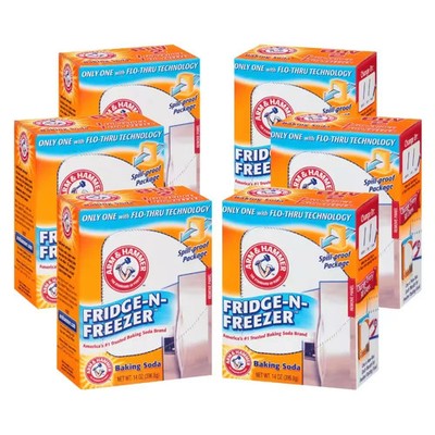Arm & Hammer Fridge-N-Freezer Baking Soda, 14 Oz. - Pack of 6
