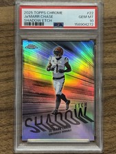 Ja'Marr Chase Shadow Etch Case Hit PSA 10 POP 1 - 2025 Topps Chrome Bengals