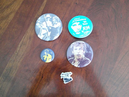 5 Bruce Springsteen Button Pins | eBay