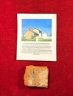 RARE CIVIL WAR GETTYSBURG CONFEDERATE STAGING SITE BRICK PIECE / BUSHMAN FARM