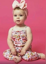 Barbie X Posh peanut Toddler Girl Romper One Piece 4T Flaw