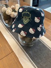 Washington Spirit Hello Kitty Bucket Hat SGA 8/30/2026 Reversible Yellow/Dark