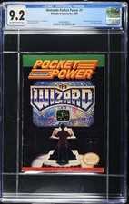 RARE Pocket Power CGC 9.2 The Wizard Nintendo Magazine Fred Savage Promo Mario 3