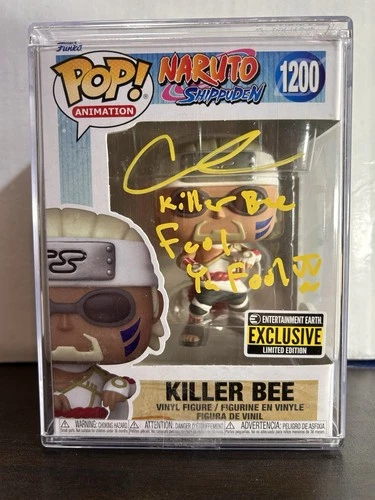Catero Colbert Signed & Quoted Killer Bee Naruto EE Exc Animation Funko Pop 1200