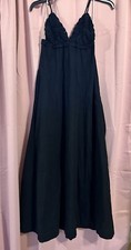 FREE PEOPLE Lovey Maxi Dress Women's Size S Black NWOT