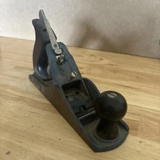 Vintage Stanley Plane C556MP 9" Smooth Bottom Blue & Black USA PARTS or REPAIR