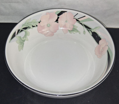 Sango Jolie Serving Bowl 253319 Korea Flowers White Pink 9'' MINT