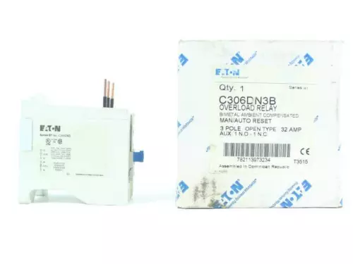 EATON C306DN3B SER. B1 NSFB - OVERLOAD RELAY