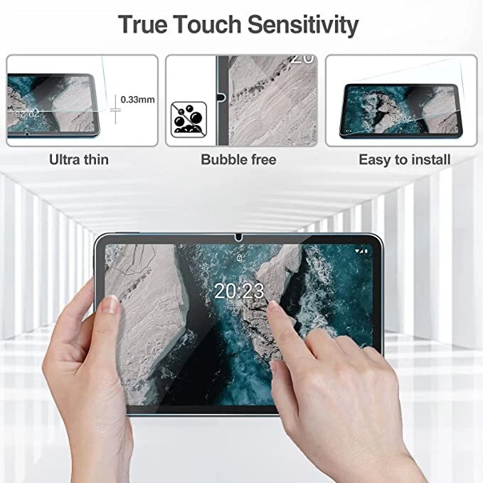Tablet Cover 9H Tempered Glass Flim Screen Protector for Nokia T20 (2021) 10.4" - Image 2 of 4