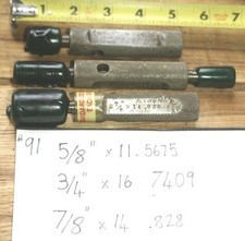 LOT 3 THREAD PLUG GAGE GO NOGO Heavy  5/8" - 11   3/4" - 16   7/8" - 14