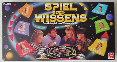 Spiel des Wissens, Jumbo 1995, komplett, Quizspiel das Wissen schafft 