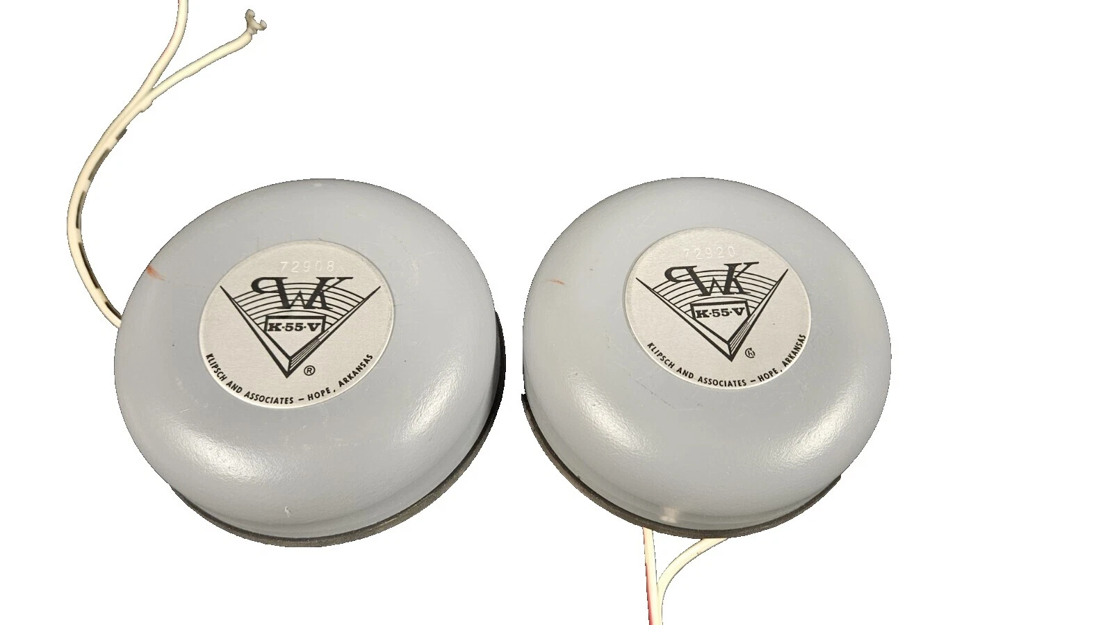 Los controladores de parlantes y Klipsch Vintage Cuerno