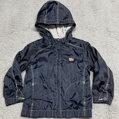Zola Navy Toddler Hooded Jacket Boys Size 3T Blue Pockets Polyester Youth Unisex
