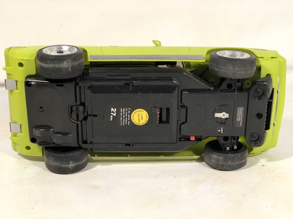 ホビーラジコン 1970cuda 1970 Plymouth Baracuda Radio Controlled Lime Green Nikko