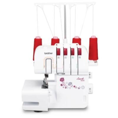 BROTHER M343D -home overlock, 3-/4-thread, switchable knife, auto. thread looper