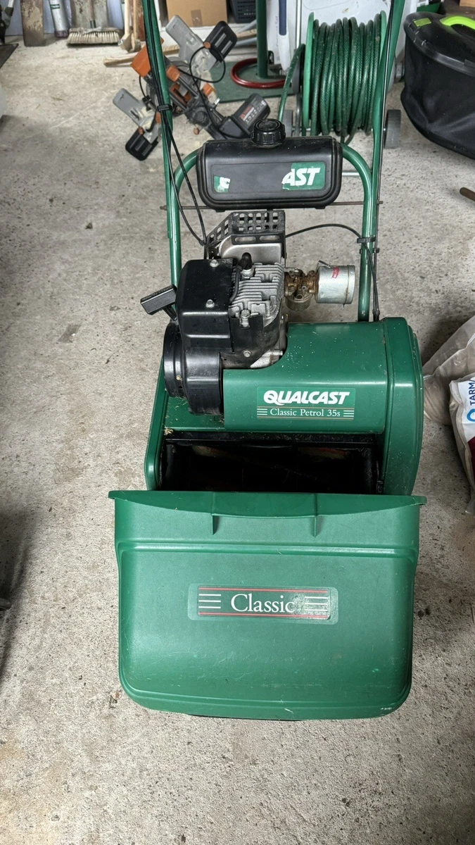 Qualcast Classic 35s petrol cylinder lawn mower