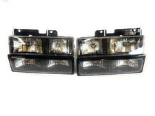Spec-D Tuning Euro Headlight with Corner Lights, For 1994-1998 GMC Sierra, PAIR