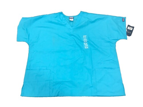 Cherokee Workwear Scrub Top RN# 93643 3XL Gray | eBay