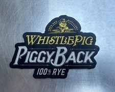 WhistlePig Rye Whiskey Iron On Woven Patch New